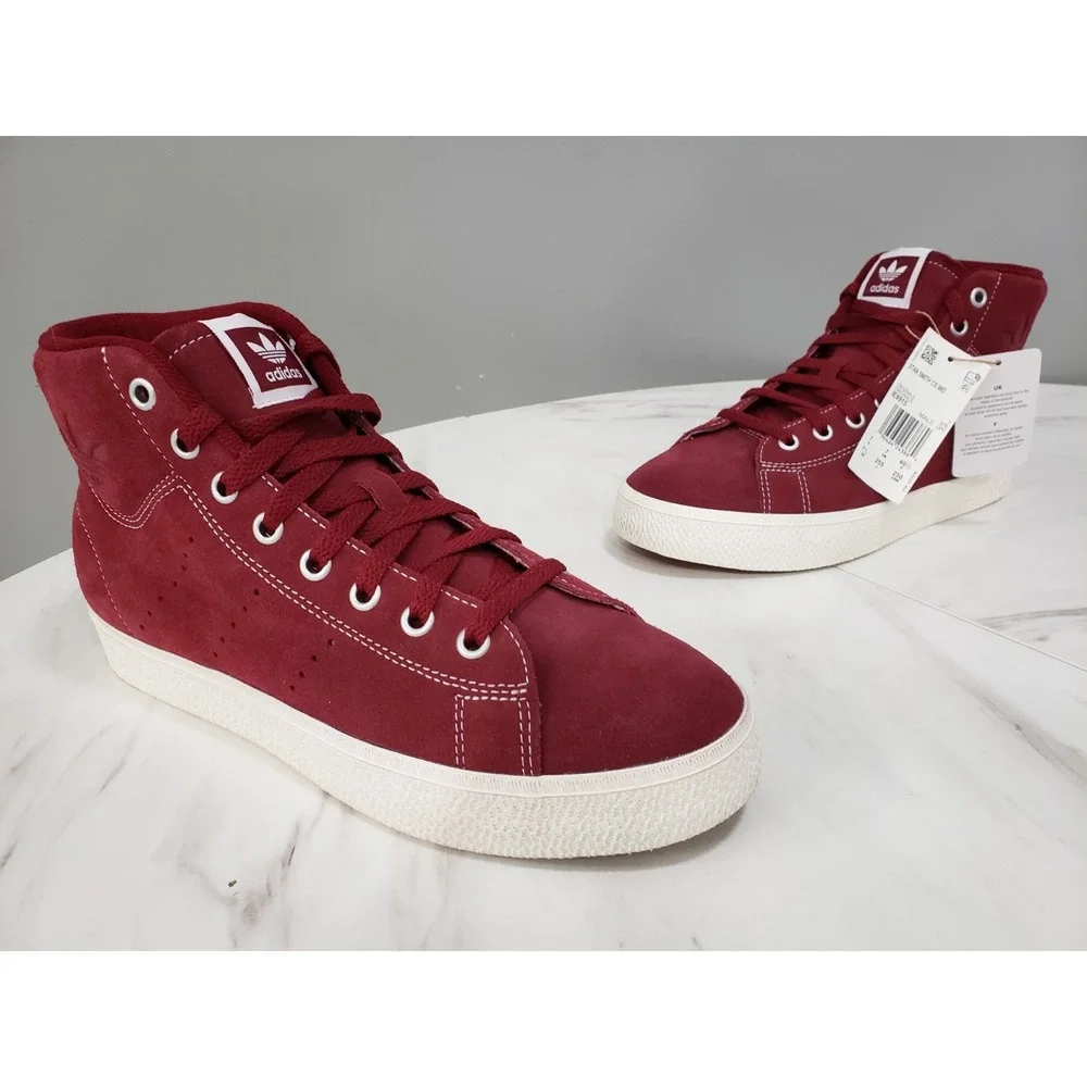 NEW WITH TAGS - NO BOX Adidas Stan Smith Cs High Sneakers Brd Suede Ie9915 FIZ36